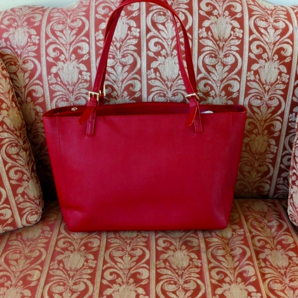 Tory Burch Red Tote - Picture 2 of 9